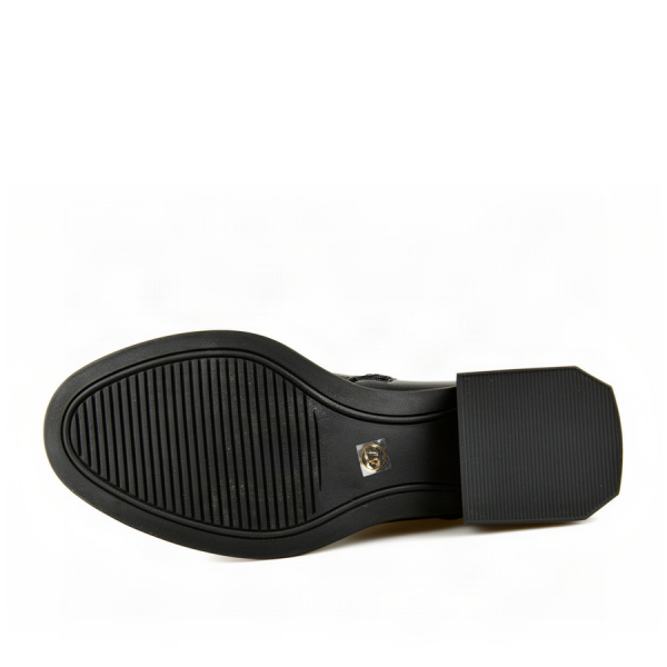 lady's boots genuin leather black 0162664