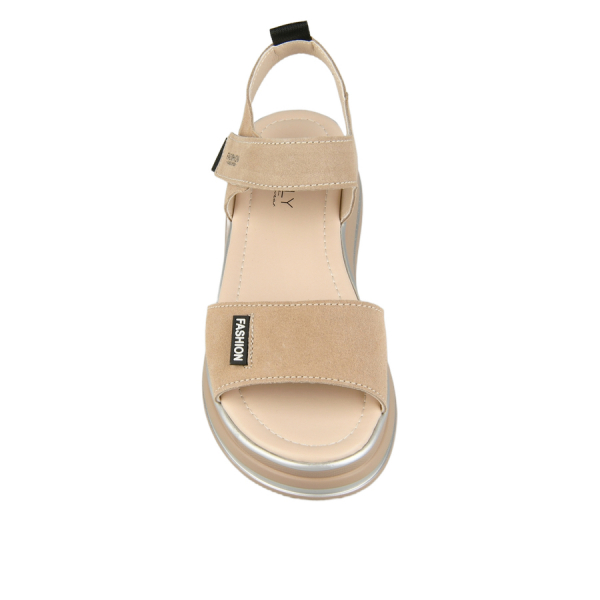 sandale damă piele naturală bej 0162043