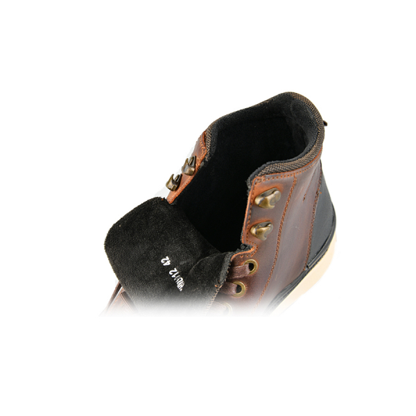 botine bărbați piele naturală maro închis 0162942