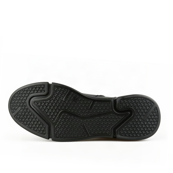 botine bărbați piele naturală negru 0162765
