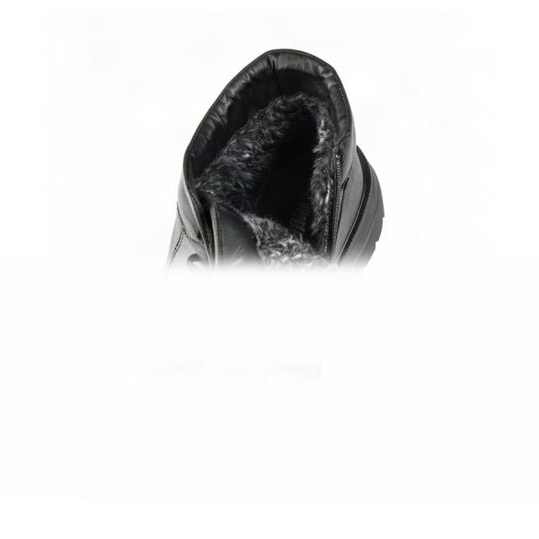 botine bărbați piele naturală negru 0164068