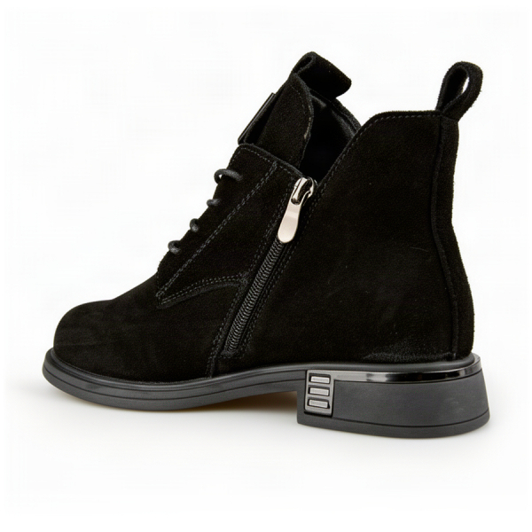 lady's boots genuin leather black 0162652
