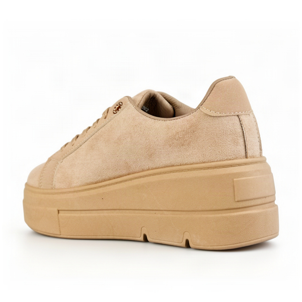 adidași damă piele ecologică/textil bej 0163310