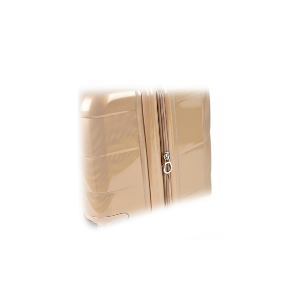 small suitcase polypropylene light brown 0161595