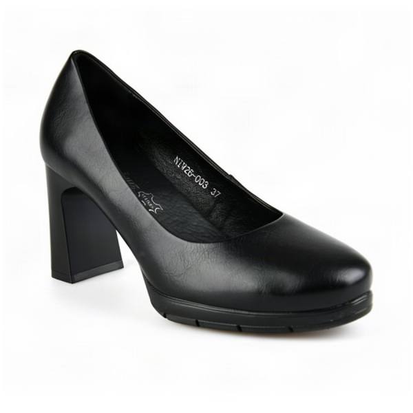 pantofi damă piele ecologică negru 0162905