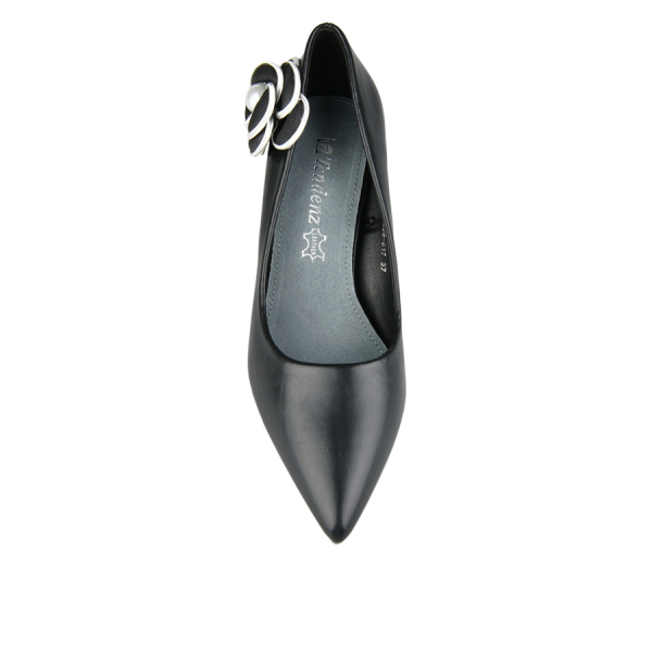 pantofi damă piele ecologică negru 0163007