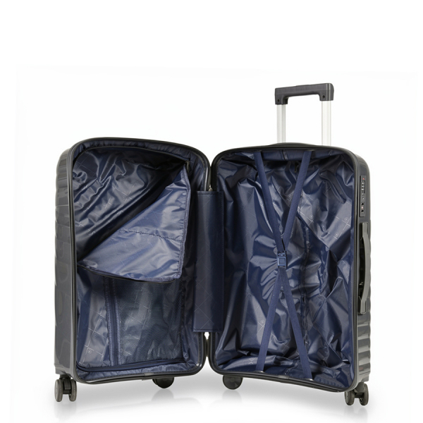 small suitcase polypropylene dark gray 0161604