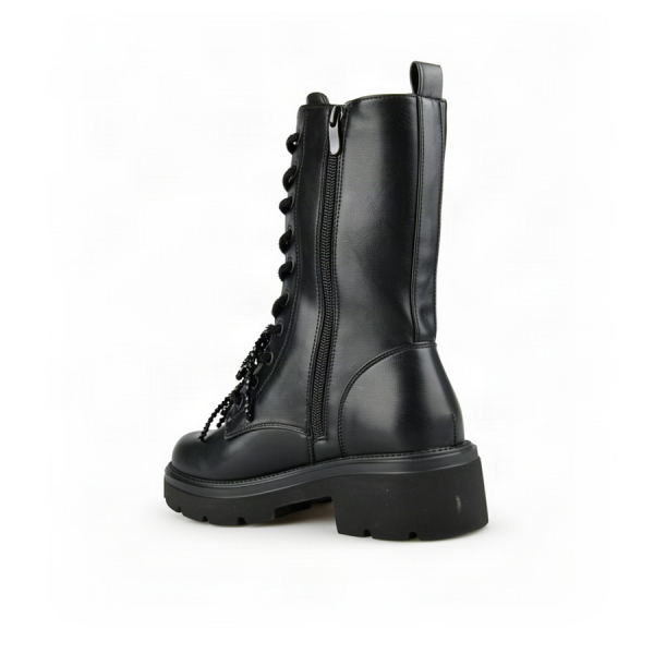 lady's boots synthetic leather black 0162515