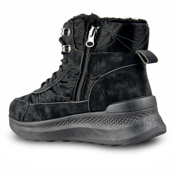 lady's boots eco leather/textile black 0162352