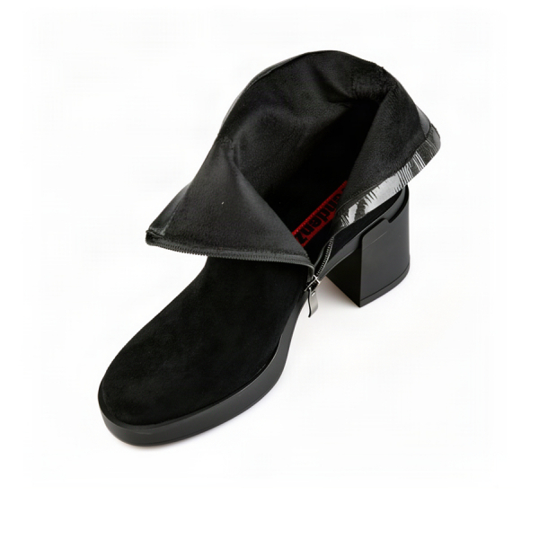 lady's boots textile black 0162102
