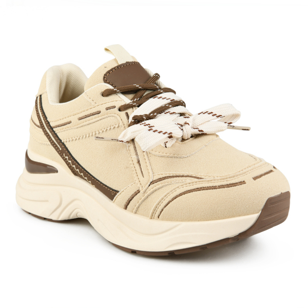 adidași damă textil bej