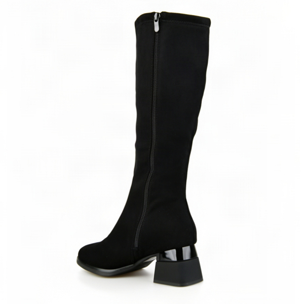 cizme damă textil negru 0162425