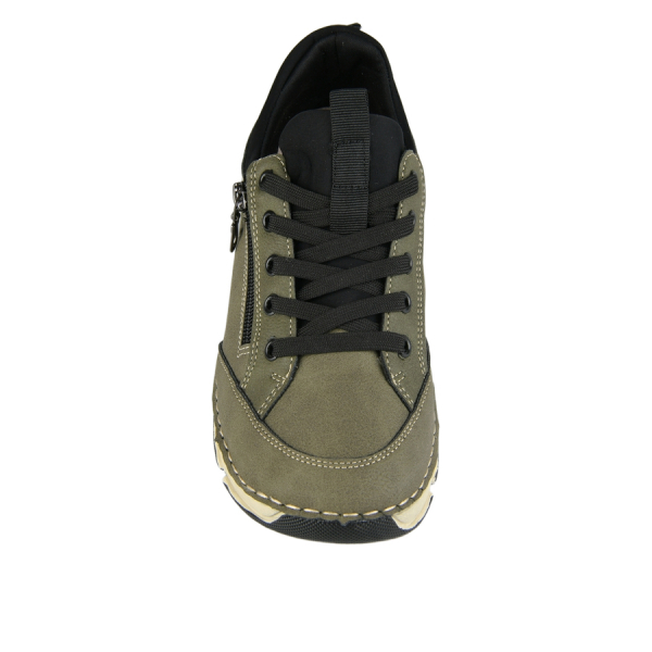 lady's shoes synthetic leather green 0162744