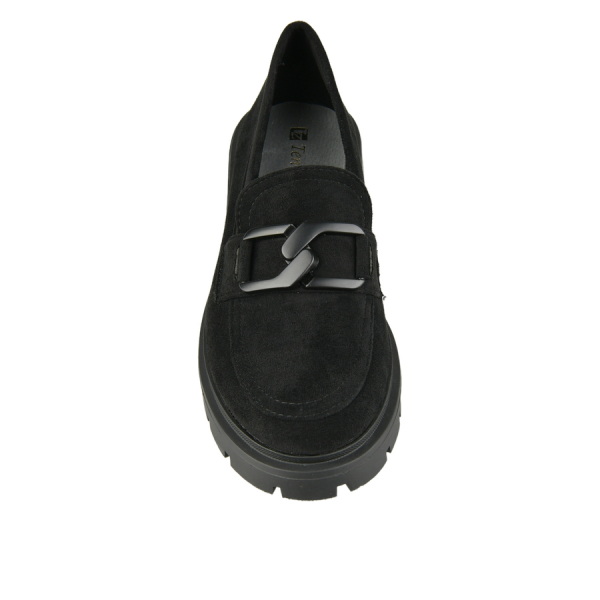 lady's shoes textiles black 0160500