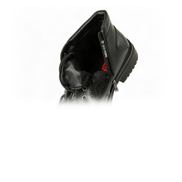 botine bărbați piele naturală negru 0162135