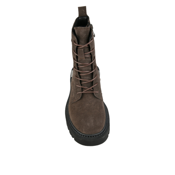 lady's boots genuin leather brown 0163409