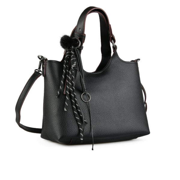 lady's bag synthetic leather black