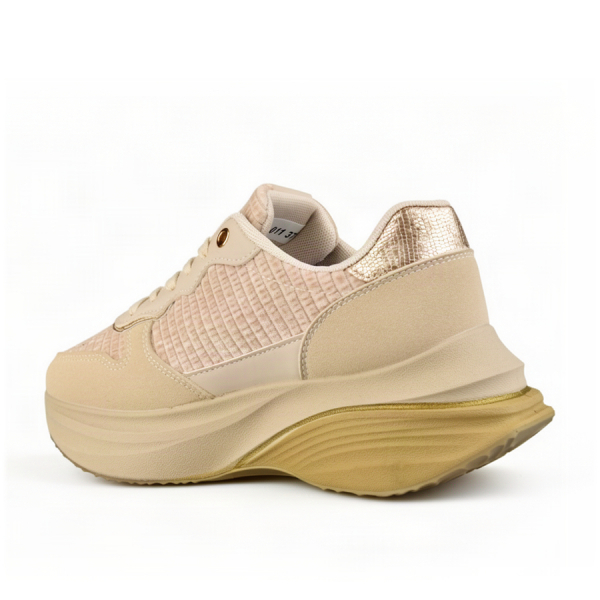 adidași damă piele ecologică/textil bej 0162591