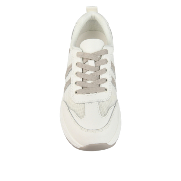 adidași damă piele naturală/textil alb 0162034