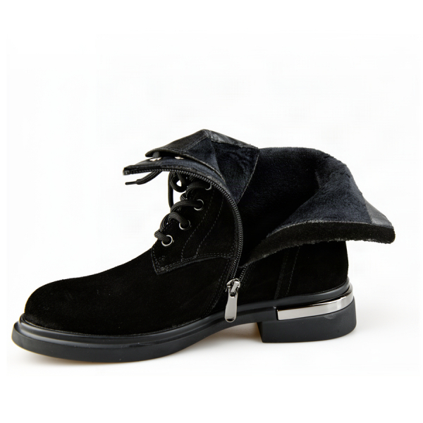 lady's boots genuin leather black 0162684