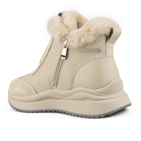 botine damă piele naturală bej 0162871