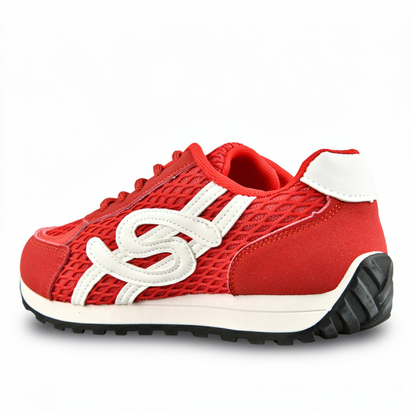 adidași damă piele ecologică/textil roșu 0161875