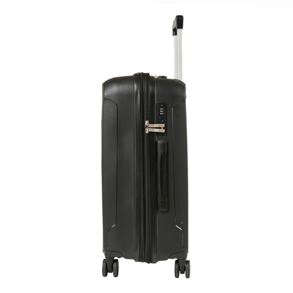 medium suitcase polypropylene black 0161575