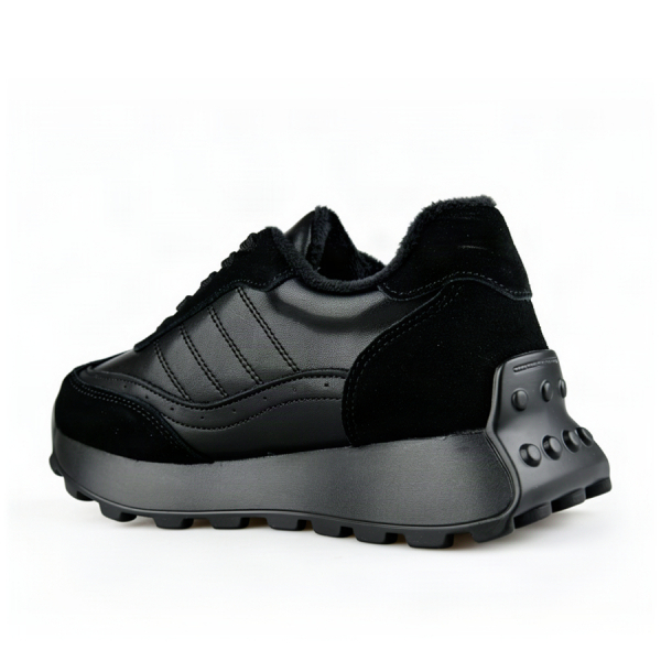 adidași damă piele naturală negru 0163338