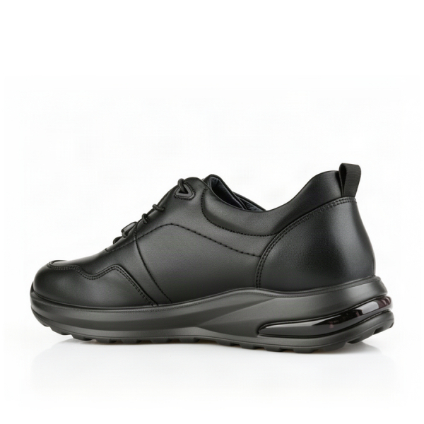 men's shoes genuin leather black 0162121