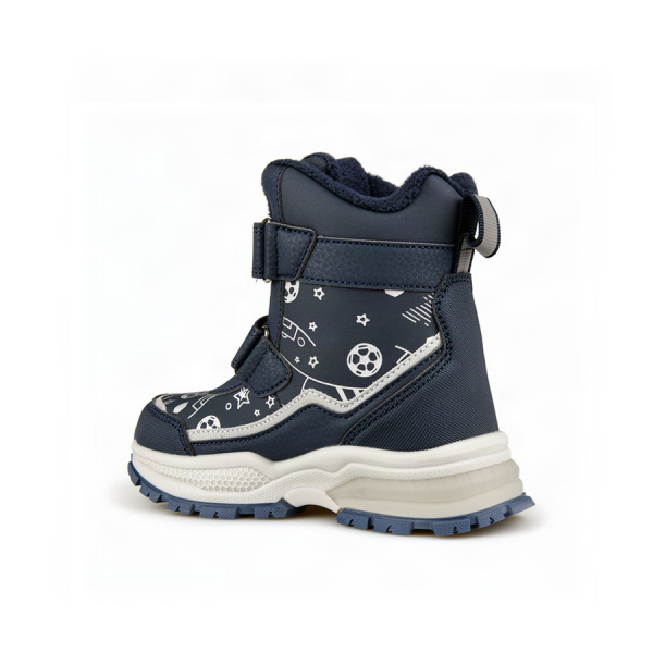 kids boots synthetic leather dark blue 0162295