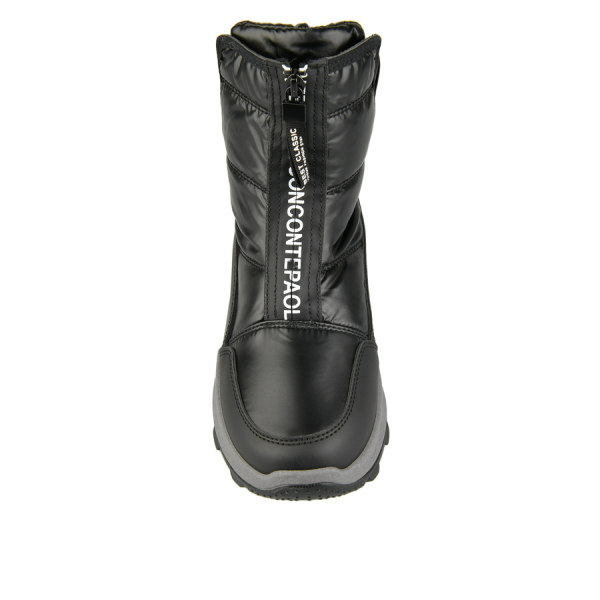 botine damă textil/piele ecologică negru 0162299