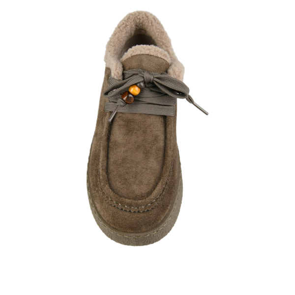 lady's shoes textiles brown 0162734