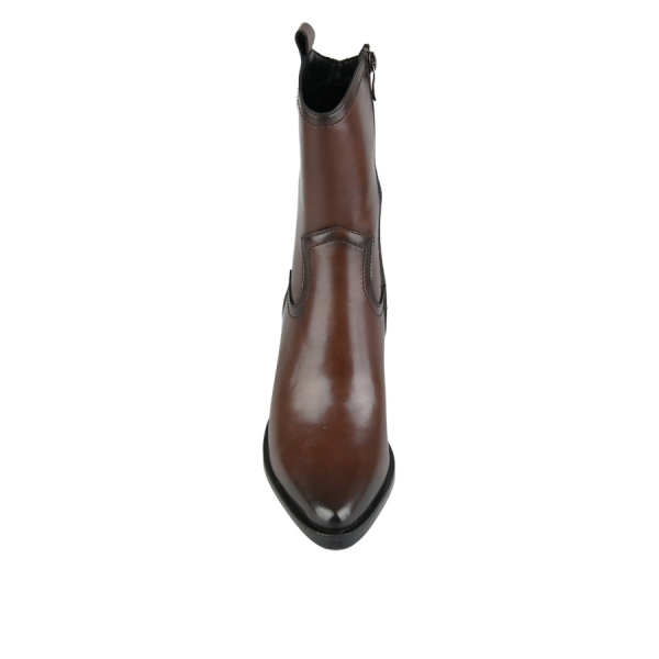 lady's boots genuin leather brown 0162651