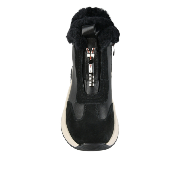 botine damă piele naturală negru 0162872