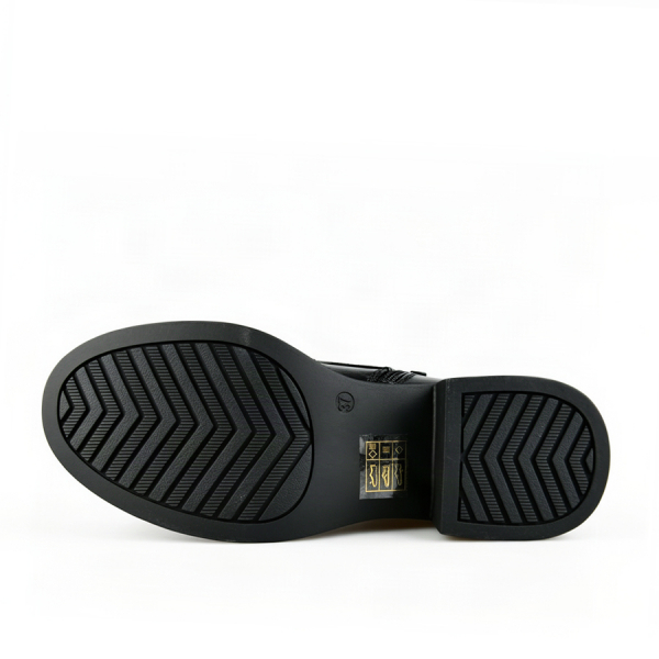 lady's boots synthetic leather black 0162808