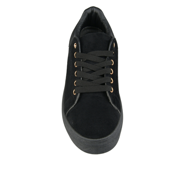 adidași damă piele ecologică/textil negru 0163312