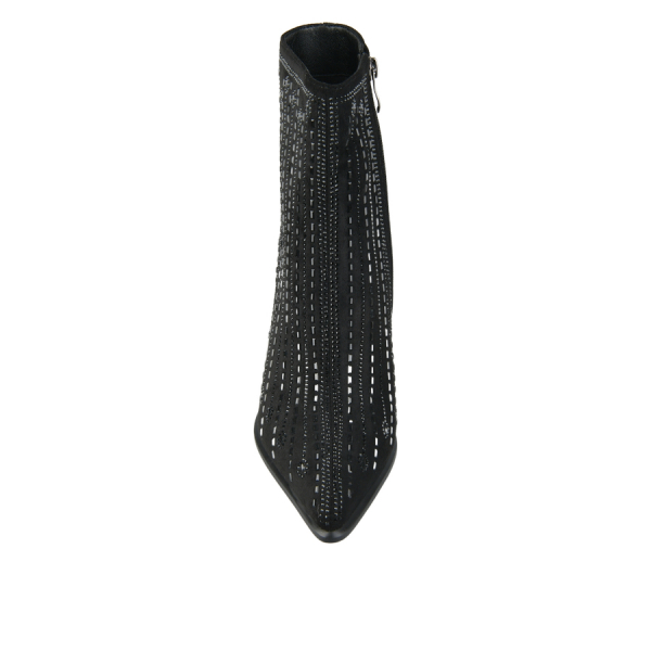 botine damă textil negru 0162058