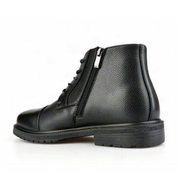 botine bărbați piele naturală negru 0162137