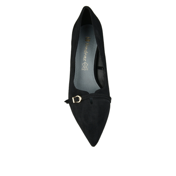pantofi damă textil negru 0163015