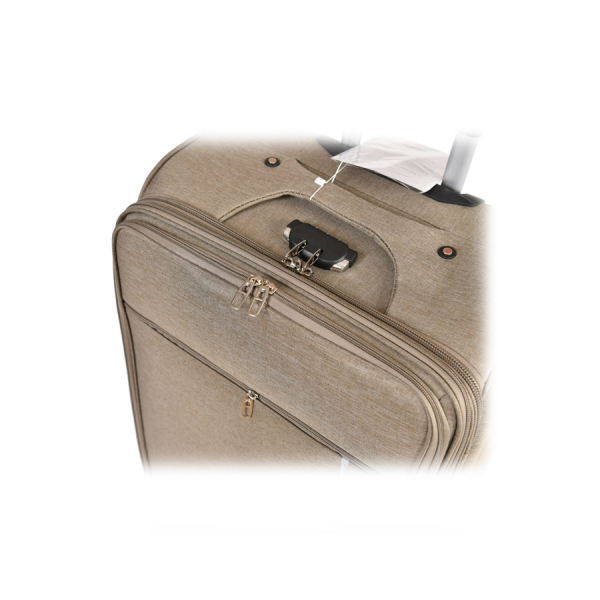 small suitcase textile beige 0163705
