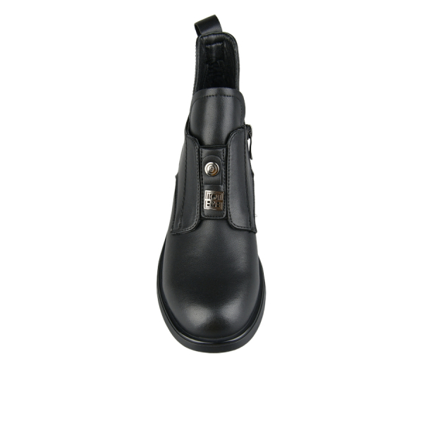 lady's boots genuin leather black 0162659