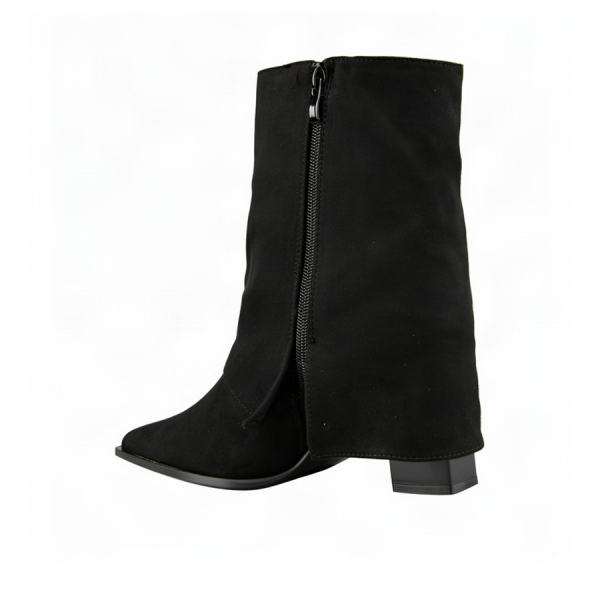 botine damă textil negru 0163208