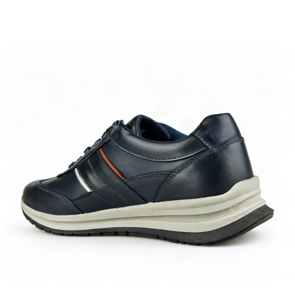 pantofi bărbați piele naturală albastru închis 0162930