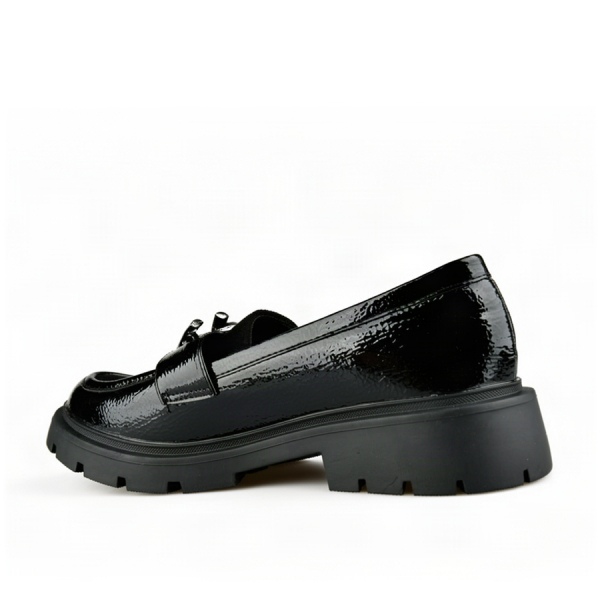 lady's shoes textile/synthetic leather black 0163005