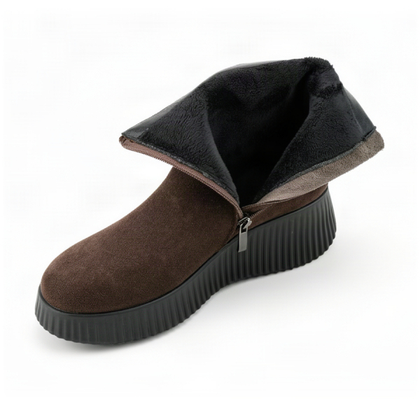 botine damă piele naturală maro 0163065
