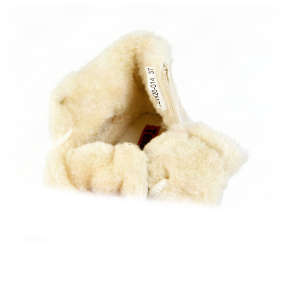 botine damă piele ecologică bej 0163249