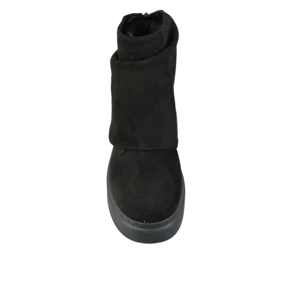 botine damă textil negru 0162715