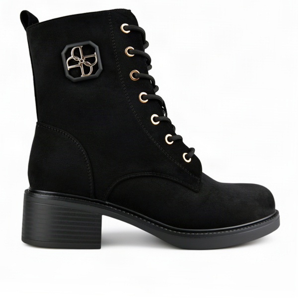 lady's boots textiles black