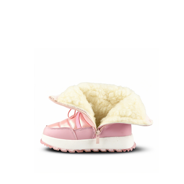 botine copii piele ecologică roz 0161759