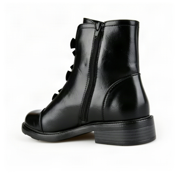 botine damă piele ecologică negru 0162910